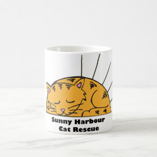 Sonnige Hafen-Logo-Tasse Tasse