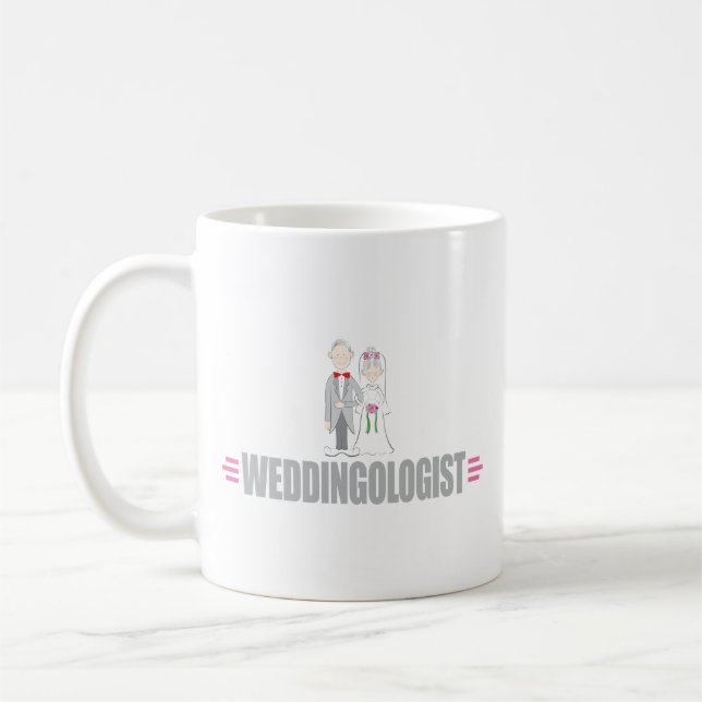 Sonnige Hochzeit Tasse (Links)
