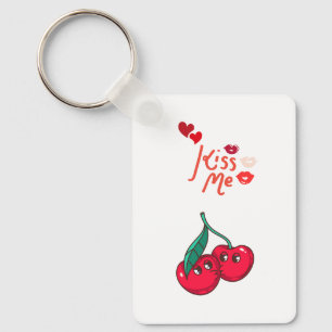 Sonnige Kirschen in der Liebe. Schlüsselanhänger
