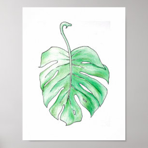 Sonnige Lage: Palmblätterpilz Poster