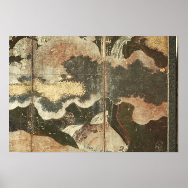 Sonnige Landschaft Poster (Vorne)