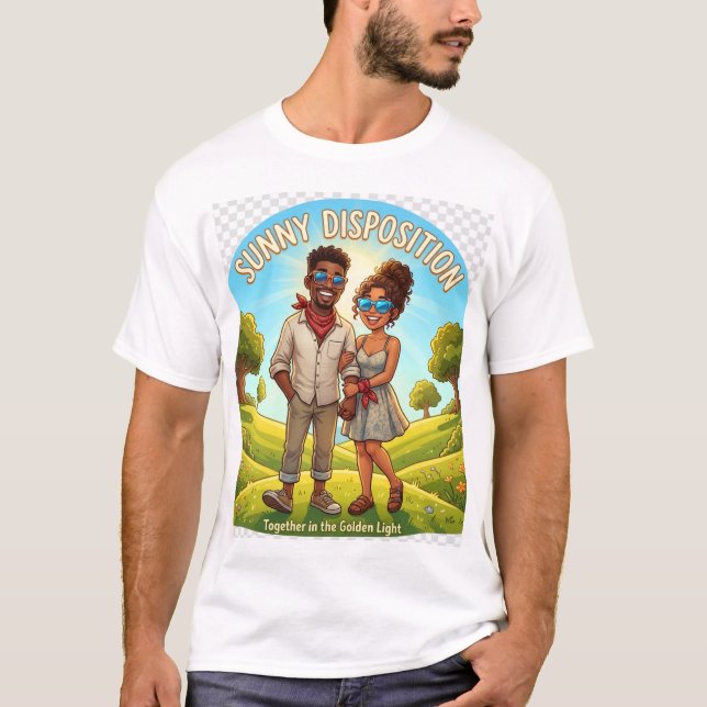 Sonnige Laune T-Shirt (Vorderseite)