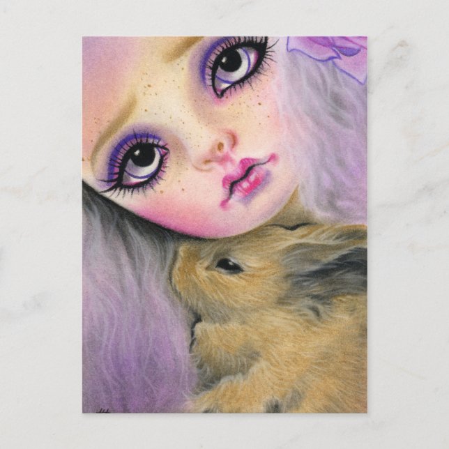 Sonnige Liebe Postkarte (Vorderseite)