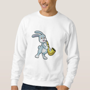 Sonnige Musik mit Saxophon Sweatshirt