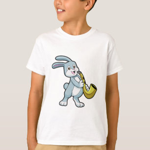 Sonnige Musik mit Saxophon T-Shirt