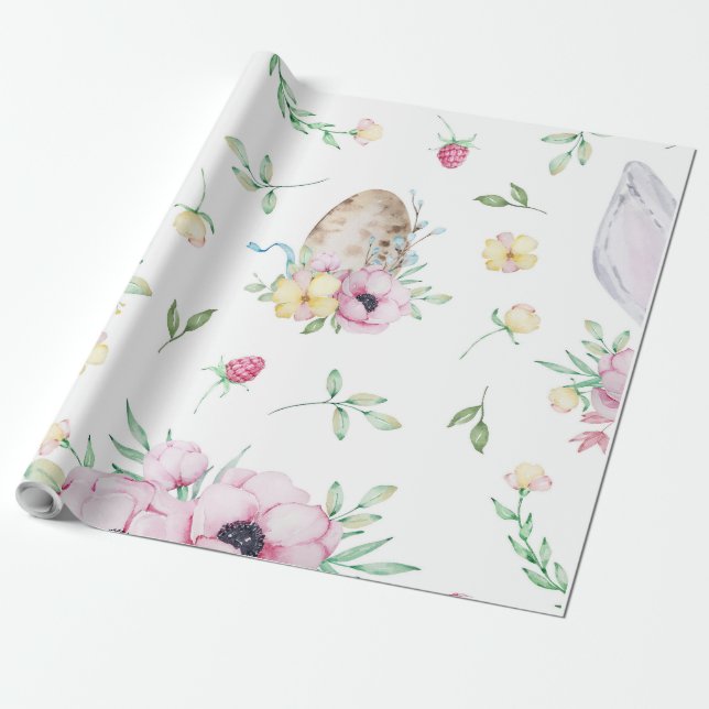 Sonnige Ohren und Eier Geschenkpapier (Ungerollt)