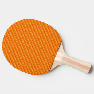Sonnige Orange beide Seiten Klingeln-Pong Paddel Tischtennis Schläger