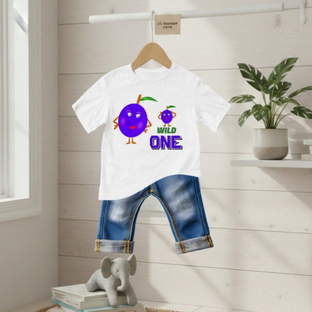 Sonnige Pflaumen Baby T-shirt (Von Creator hochgeladen)