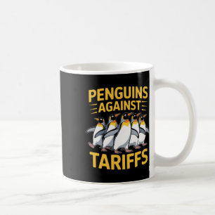 Sonnige Pinguine gegen den Tag der Zollbefreiung Kaffeetasse