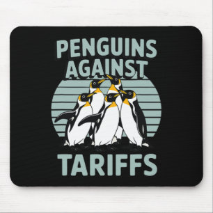 Sonnige Pinguine gegen den Tag der Zollbefreiung Mousepad