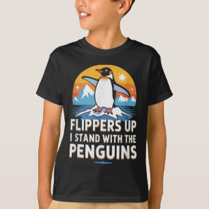 Sonnige Pinguine gegen den Tag der Zollbefreiung T-Shirt