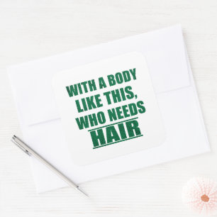 Sonnige sarkastische Redewendungen Spaß Sarkasmus Quadratischer Aufkleber