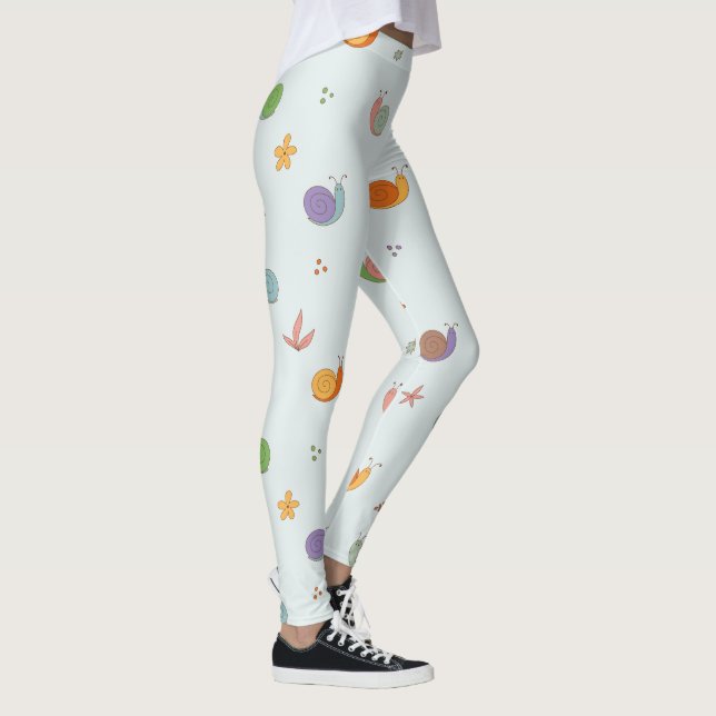 Sonnige Schnecken Leggings (Rechts)