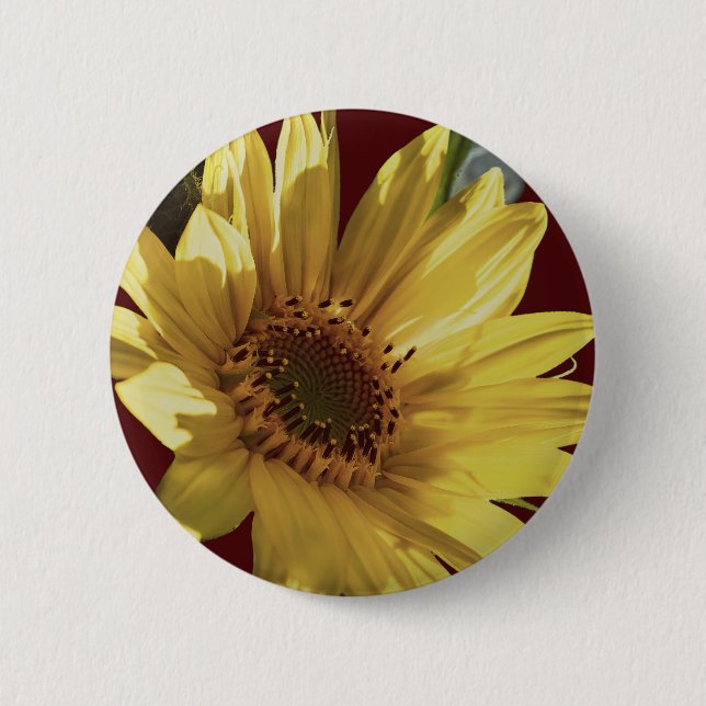 Sonnige Seite auf Button (Vorderseite)