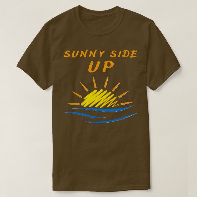 Sonnige Seite auf T-Shirt (Design vorne)