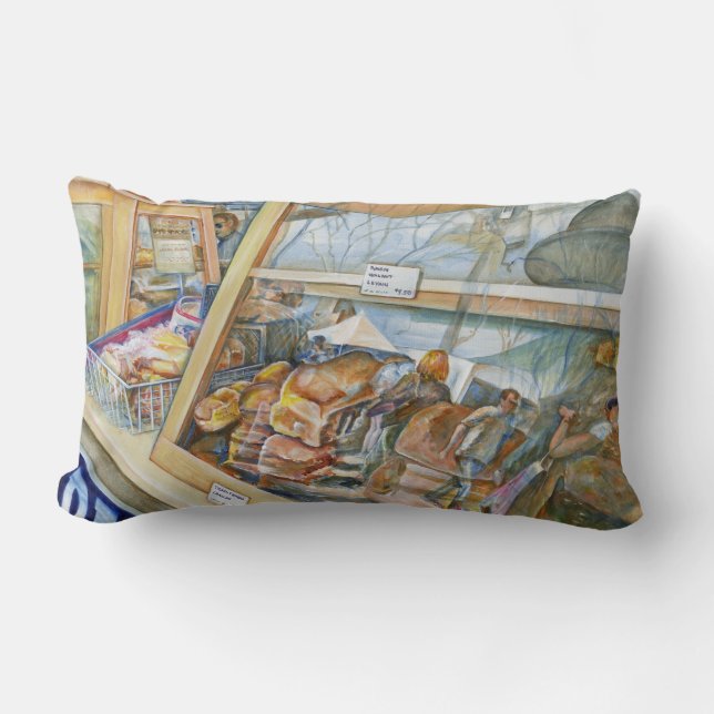 Sonnige Seite der Wahnsinn Lendenkissen (Vorderseite)