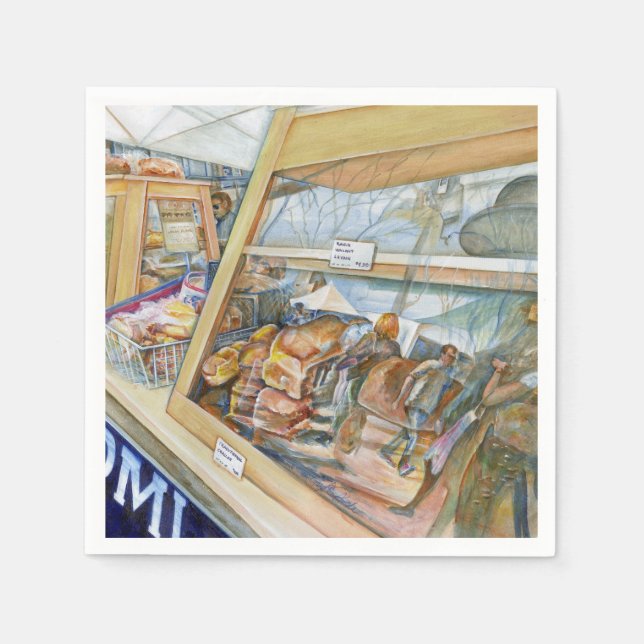 Sonnige Seite der Wahnsinn Serviette (Vorderseite)