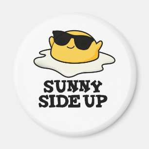 Sonnige Seite oben Funny Fried Egg Pub Magnet