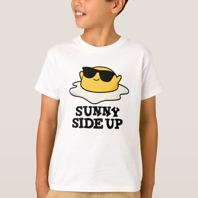 Sonnige Seite oben Funny Fried Egg Pub T-Shirt (Vorderseite)