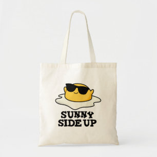 Sonnige Seite oben Funny Fried Egg Pub Tragetasche