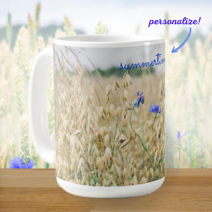 Sonnige Sommerfelder Kaffeetasse