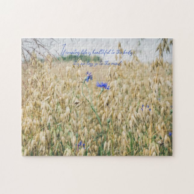 Sonnige Sommerfelder Puzzle (Horizontal)