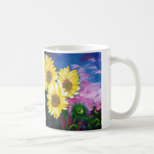 Sonnige Sonnenblume-Tasse Kaffeetasse