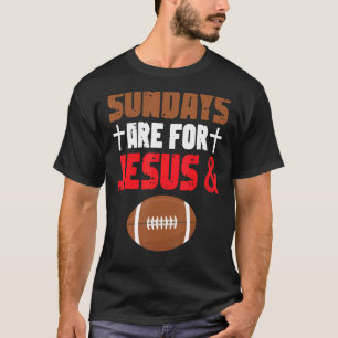 Sonnige Sonntage sind für Jesus und Fußball Sport  T-Shirt