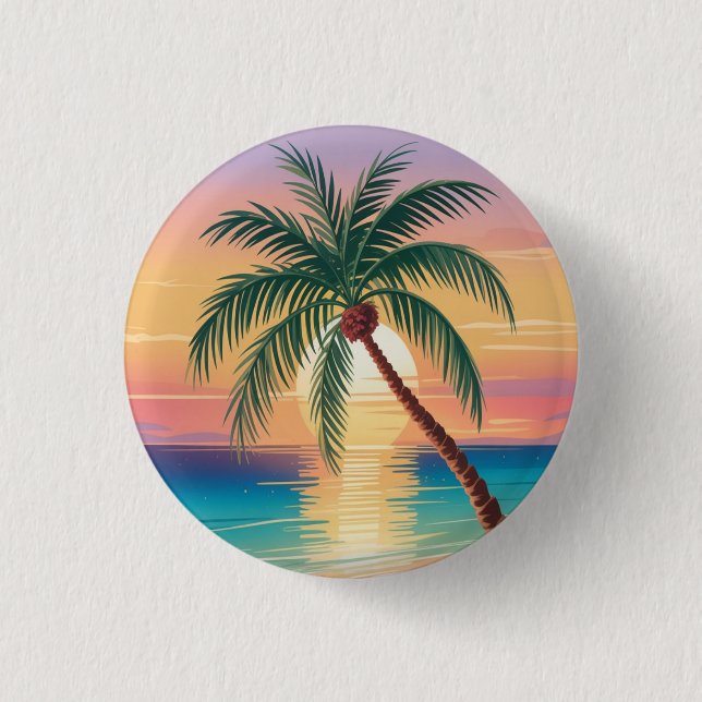 Sonnige Stimmung Button (Vorderseite)