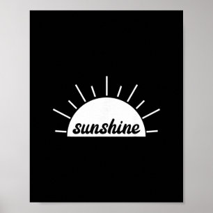 Sonnige Strandferien Sand und Sonne Beachin Urlaub Poster