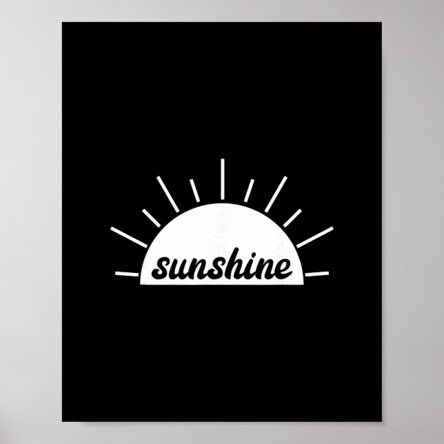 Sonnige Strandferien Sand und Sonne Beachin Urlaub Poster (Vorne)