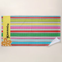 Sonnige Strandstreifen