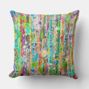 Sonnige Tage 20 x 20 Baumwoll-Kissen Kissen