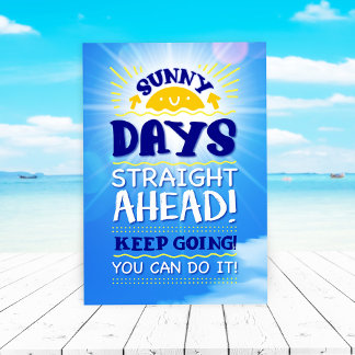 Sonnige Tage direkt vor der Tür! BEHALT ZU GEHEN! Karte