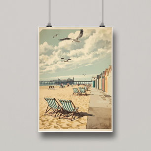Sonnige Tage in Brighton – Britische Küstenstadt Poster