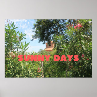 Sonnige Tage Poster