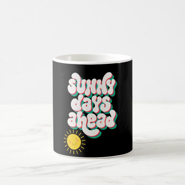 Sonnige Tage vor Kaffeetasse (Mittel)