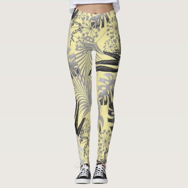Sonnige Tropen Leggings (Vorderseite)