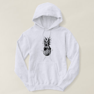 Sonnige Überraschung Schwarz-Weiß Hoodie