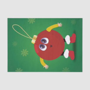 Sonnige und Niedliche Weihnachtsschmuck mit Schnee Seidenpapier