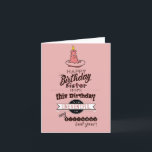 Sonnige und sarkastische Geburtstagskarte - SISTER Dankeskarte<br><div class="desc">Sonnige und sarkastische Geburtstagskarte - SISTER</div>