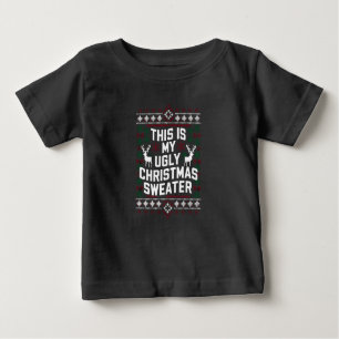 Sonnige Weihnachten Das ist mein hässlicher Weihna Baby T-shirt