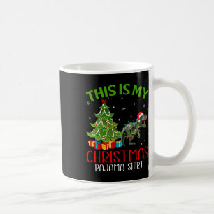 Sonnige WeihnachtsLICHTE Das ist mein Dinosaurier Kaffeetasse