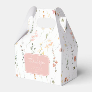 Sonnige Wildblume Hochzeit Pink ID1023 Geschenkschachtel