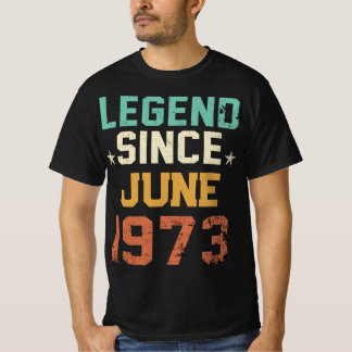 Sonniger 50. Geburtstag mit 50 Legend seit 1973 T-Shirt