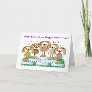 Sonniger Chor Feiertagskarte