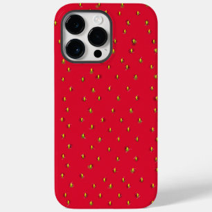 Sonniger Erdbeerhintergrund rot Case-Mate iPhone 14 Pro Max Hülle