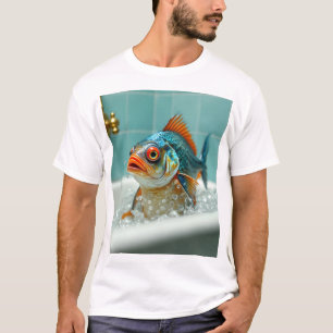 Sonniger Fisch im Bad T-Shirt