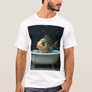 Sonniger Fisch im Bad T-Shirt