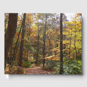 Sonniger Herbstweg im Laurel Hill State Park Gästebuch